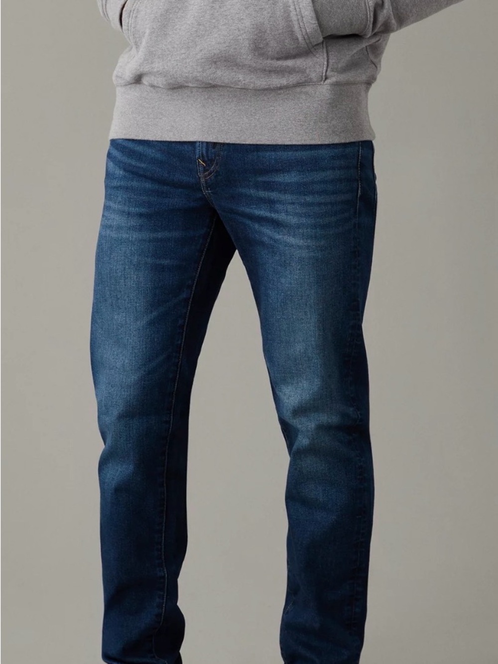 Men's American Eagle Dark Blue Air Flex + Fit Jeans (28 X 30)